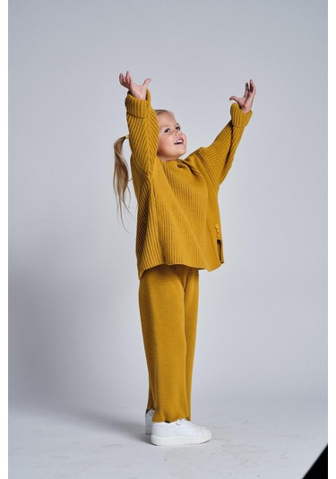 Triko Salaş İkili Takım Hardal