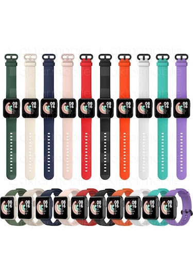 Xiaomi Mi Watch Lite Silikon Kordon Premium Spor Kayış - 10 Renk