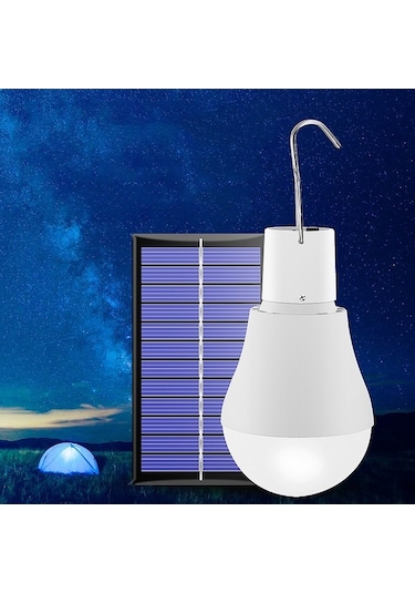 Besthome1 Gece Işıkı Güneş Enerjili Led Top Lampe - Çadır/açık Hava/acil Işık, Usb Şarjlı, Yerli