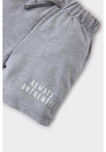 DeFacto Erkek Bebek Baskılı Beli Lastikli Şort E1018A525SMGR396 Gri DeFacto Erkek Bebek Baskılı Beli Lastikli Şort E1018A525SMGR396 Gri