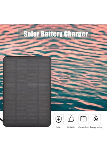 Pazly 4w 5v Su Geçirmez Güneş Paneli - 300cm Kablo, Güvenlik Kameraları İçin Sürekli Şarj