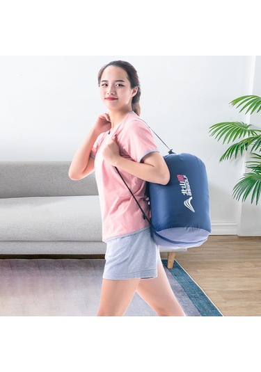 Bswolf Bsw-Sl065 1Kg Uyku Tulumu Vücut Koruma Uyku Örtüsü Sırt Çantasıyla Seyahat Uyku Tulumu Rahat - Gri/Turuncu