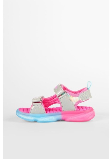 Vicco Can 332.b25y.254 Kız Çocuk Işıklı Sandalet Fuşya 22-25 Fuşya