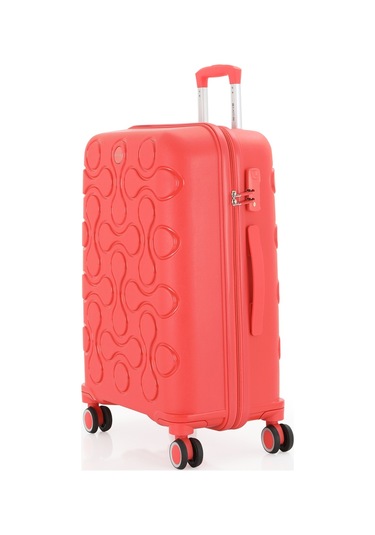 Mçs Polipropilen 3lü Valiz Seti Orta & Kabin & Makyaj V376 S23sy1000052-set 00022 Mercan