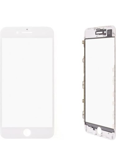 Apple Uyumlu iPhone 8 Plus Ocalı Çıtalı Ön Cam Lensi (539694992)