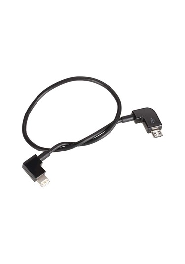 Geekyou Djı Mavic Pro Ve Spark İçin Yüksek Kaliteli Mikro Usb - Lightning Dönüştürme Kablosu, 27cm, Esnek Ve Dayanıklı