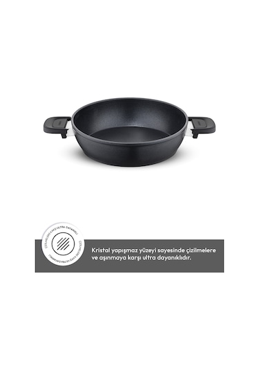Emsan Diamente Karnıyarık Tenceresi 24 Cm Siyah