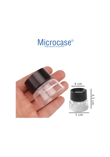 Microcase Saatçi Tamirci Göz ve El Büyüteci 10X - AL3219