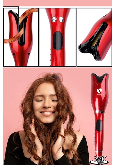 Prodiva Otomatik Red Rose Saç Kıvırma Maşası