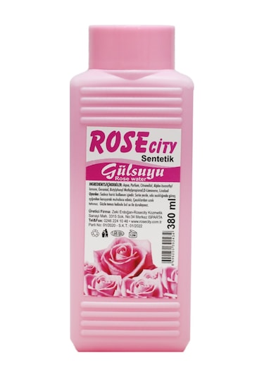 Rosecity Sentetik Gülsuyu 380 ml 3 Adet