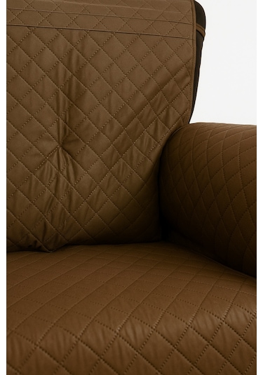 Ribac Su Geçirmez Evcil Hayvan Koltuk Örtüsü Tüy Tutmaz Tekli Koltuk Kılıfı