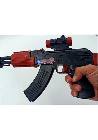 Sesli Işıklı Oyuncak Tüfek 54 CM Oyuncak Keleş Tüfek