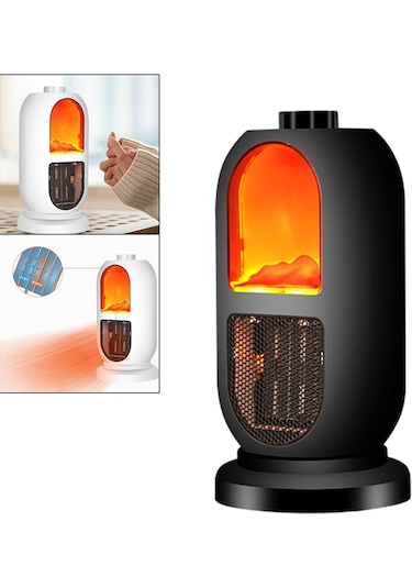Suntek Mini Kişisel Masaüstü Elektrikli Isıtıcı İç Siyah