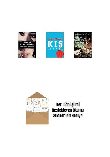 Yıldız Yaralanması + Kış Kitabı + Whom Were We Running From + Okuma Sticker'ları