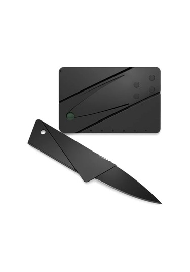 Kredi Kartı Şeklinde Katlanabilir Mini Bıçak - Ultra Hafif Ve Taşınabilir Açık Gri