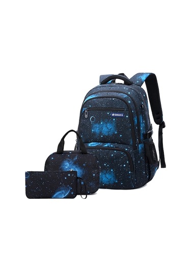 Geniş Kapasiteli Okul Çantası Seti - Sırt Çantası, Yemek Çantası Ve Kalemlik Diğer Diğer