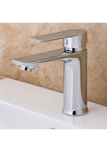 Fawer Faucet & Shower Krom Lavabo Bataryası 600-cs Krom