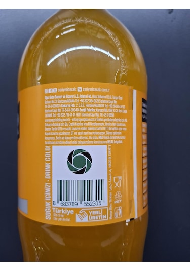Sarıyer Portakal Aromalı Gazoz Şekersiz 1,5 Lt X 6 Adet