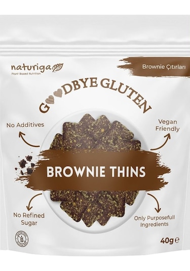 Naturiga Goodbye Gluten Brownie Çıtırları 40 G