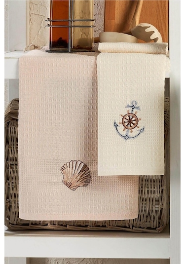 6 Parça Mutfak Kurulama Bezi 30 X 50 Cm Deniz