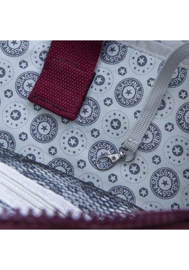 Nas Bag Unisex Büyük Boy Zararlı Kimyasal İçermeyen Waterproof Sırt Çantası Bordo Bordo