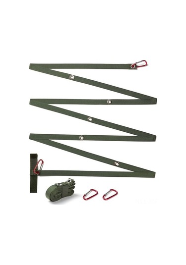 Artfulabode Yelken Ve Siyah Piknik Nylon Klipsi Kamp, Geeroyoo Dayanıklı Çok Çadır Amaçlı Aksesuarı - Ck Siyah