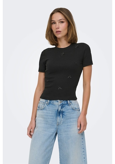 Only Bayan T Shirt 15369336 Siyah