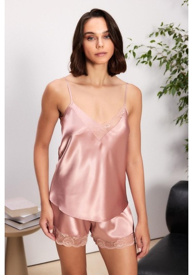 Pierre Cardin 6'lı Brandy Uzun Gecelik Sabahlık Set 6035 Brandy