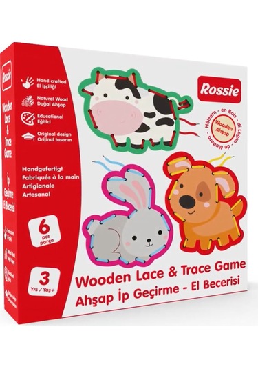 Calimera Toys İnce Motor Gelişimi Oyunu Hayvanlar Model 2