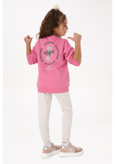 U.s. Polo Assn. Kız Çocuk Menekşe Pijama Takım 50318958-vr037 Menekse