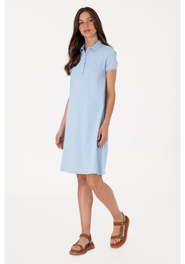 U.s. Polo Assn. Kadın Açık Mavi Elbise Örme 50305853-vr003 Acık Mavı