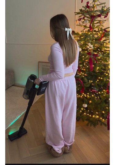 Madmext Pembe Bol Paça Kadın Eşofman Altı Mg2279 Pembe