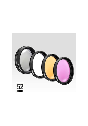 Polaroid Filtre Kit 52 MM 4'lü