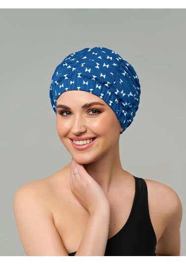 Kumaş Yüzme Ve Havuz Bone. 390301089 Mavi