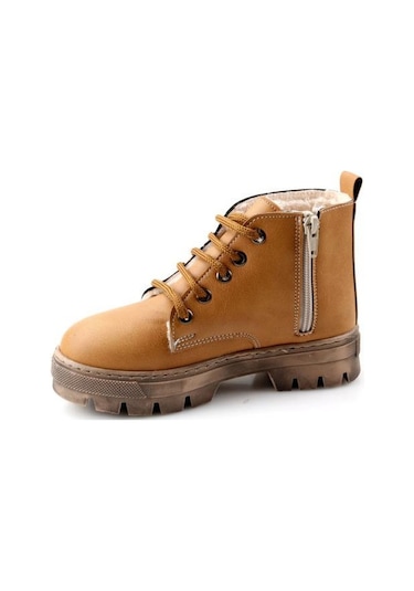 Papuçcity Arz 02341 Unisex Çocuk Kürklü Termal Bot 001