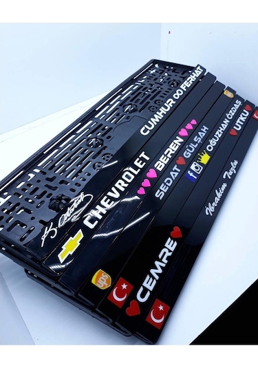Appcity Kişiye Özel Isimli Pleksi Plakalik (2 Adet) 414314615