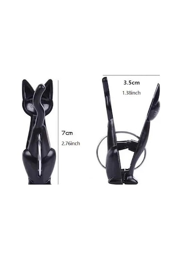 Pembe-4 Adet Sevimli Kediler Plastik Elbise Mandalları Clothespins Plaj Havlusu Klipler Çarşaf Çorap Rüzgar Geçirmez Çamaşır Mandalı