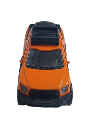 Çek Bırak Metal Arazi Aracı 13 Cm - Turuncu