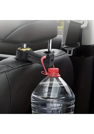 Besthome1 Araba Çok Fonksiyonlu Akıllı Telefon Tutucu Arka Koltuk Başlığı Askılı Katlanır Organizer Gümüş