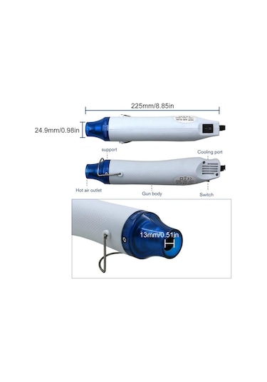 Sıcak Hava Üfleme Makinesi 300w