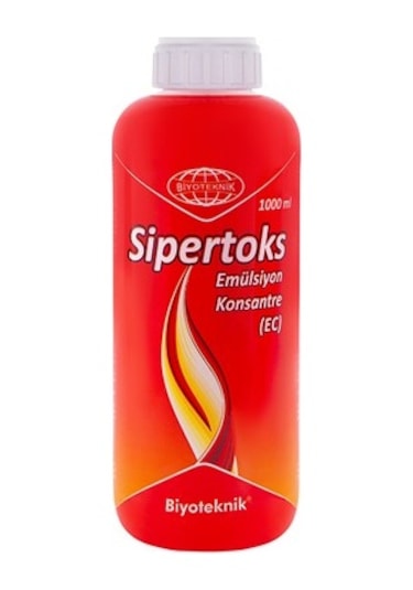 Biyoteknik Sipertoks Çözelti Bit Pire Kene İlacı 12 x 1 L