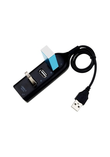 Hi-speed Hub Adaptör Usb Hub Mini Usb 2.0 Pc Dizüstü Bilgisayar Dizüstü Bilgisayar Alıcı Bilgisayar Periferikleri Aksesuarları Renk: Siyah İçin