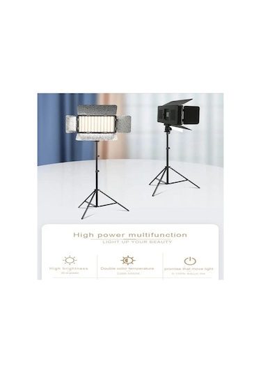 Deyatech 2'li Pro 320 Led Kapaklı Çekim Işığı