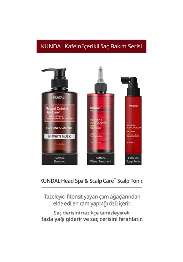 Kundal Scalp Kafein İçerikli Dökülme Karşıtı Saç Derisi Güçlendirici Tonik 100 ML