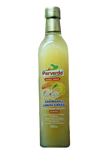 Perverde Sarımsaklı Limon Sirkesi 500 ML