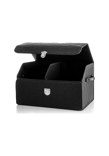 Oto Bagaj Organizeri Kapitone Araç Deri Bagaj Kutu Çanta