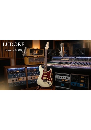 Ludorf Prime X3000 Elektro Gitar Profesyonel Seviye Beyaz