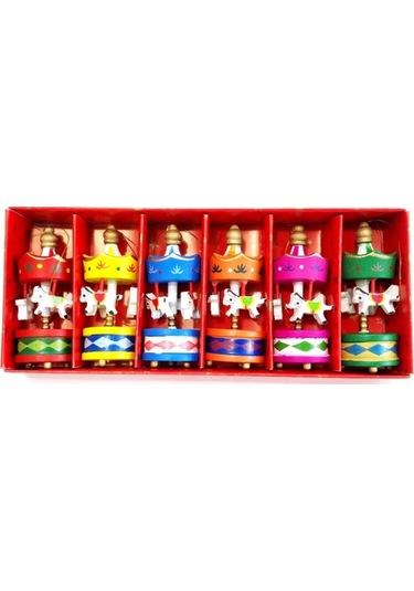 Büro Ev Ofis Dekoru İçin 6parça Ahşap Mini Renkli Karınca Seti