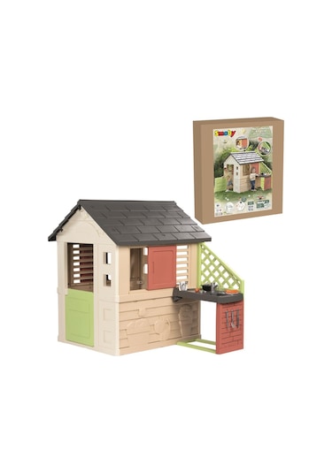 Smoby Life Doğa Oyun Evi Ve Mutfağı 810739 Renkli