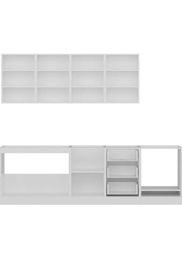 Minar 260 Cm Mutfak Dolabı Beyaz Dore 260-d6